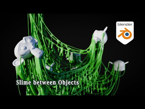 [Tut] Slime Between Objects using Volume Grid - Blender 5.0+