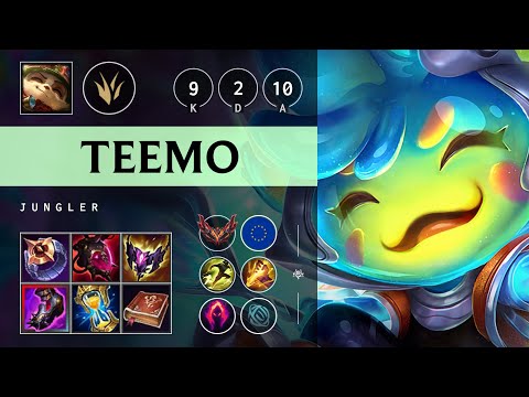 Teemo Jungle vs Rengar: Dominating - EUW Grandmaster Patch 25.S1.1