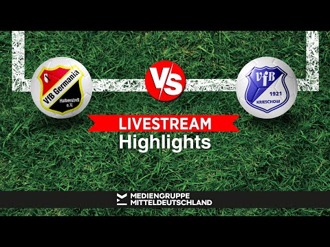 Highlights aus dem Fußball-Livestream: Germania Halberstadt und VfB Krieschow teilen sich die Punkte