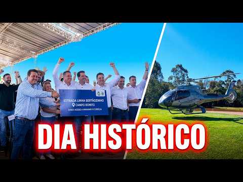 Campo Bonito Presença do governador Ratinho JR marca abertura histórica da 6ª Festa do Agricultor