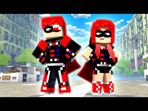 Viramos Super-Heróis e ganhamos poderes no Minecraft!!! - Minecraft