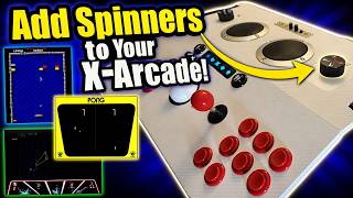 Have It ALL! Haptics AND Spinners in your X-Arcade Arcade2TV-XR!