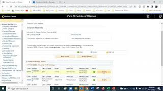 How to Register in a class via your myUCF portal