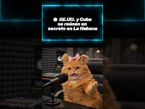 EE.UU. y Cuba se reúnen en secreto en La Habana. #viralvideo #ai #eeuu #cuba