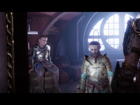 Atreus and Sindri Argue - Kratos Eavesdrop - God of War Ragnarok [PS5][HD]