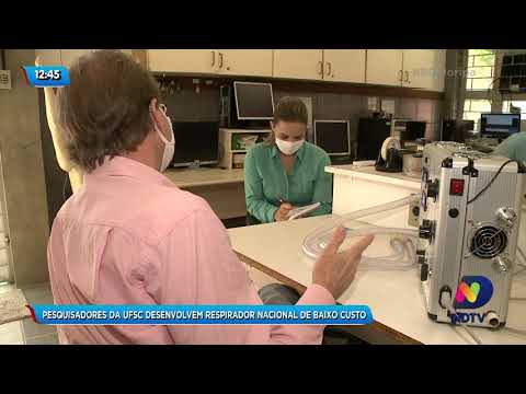 Pesquisadores da UFSC desenvolvem respirador nacional de baixo custo