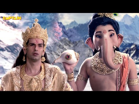 भगवान विष्णु का शंख लेकर भागे भागे गणेश जी || विघ्नहर्ता गणेश