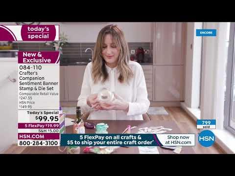 HSN | Crafter's Companion 03.29.2022 - 02 AM