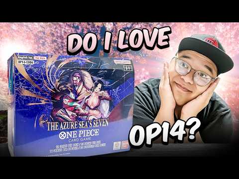 OP 14 BOOSTER BOX VALENTINES Opening: The Azure Sea's Seven (ENGLISH) - One Piece Card Game
