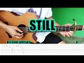 STILL - Hillsong Worship - Guitar Fingerstyle (Tabs) Chords Lyrics