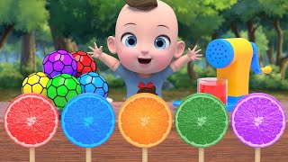 Download lagu Color Balls & Sing a Song | Five Little Monkeys Jumping On The Bed | Nursery Rhymes | Kindergarten mp3
