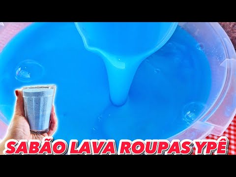 🔴 WITH A GLASS OF WASHING POWDER AND A SOAP I MADE MORE THAN 7 LITERS OF YPÊ LAUNDRY SODA-FREE 🔴