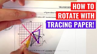 How to Draw Rotations with Tracing Paper