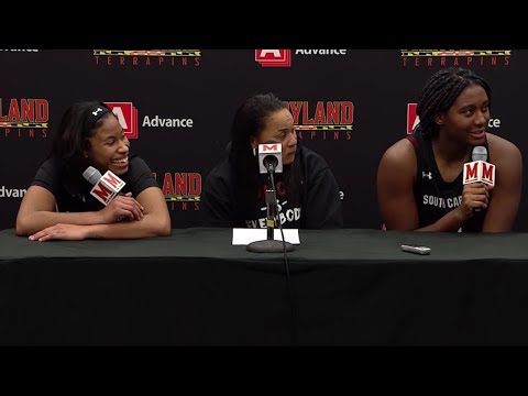 POSTGAME: Tyasha Harris, Dawn Staley, Aliyah Boston on Maryland — 11/10/19