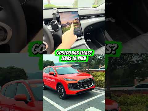 TELAS E CHAVE ESTILO PORSCHE! Conheça o cockpit do novo Lepas L6 PHEV! 😱⚡️