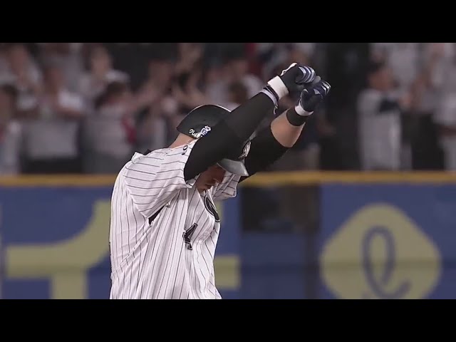 【5回裏】井上が巨体を揺らしてホームイン!! マリーンズ・レアードのタイムリー2ベース!! 2019/6/5 M-T