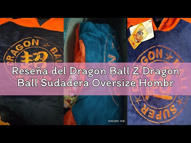 Vídeo relacionado con Dragon Ball Sudadera Oversize Hombre Chico Joven Adolescente