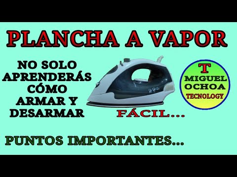 STEAM IRON. ASSEMBLY AND DISASSEMBLY