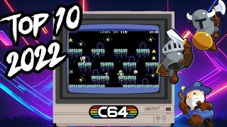 The Very Best C64 Games Released in 2022  (Download Links) #commodore64 #c64 #c64games