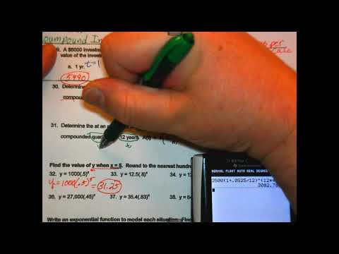 A1 - 7.3 Practice Key - Exponential Growth 2018-2019