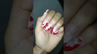 Decoração de unha valentine's day #unhadegel #nailsinspiration #nailart #valentineday #nailstyle