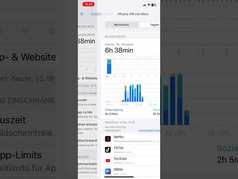 iPhone Bildschirmzeit einsehen 🕞
