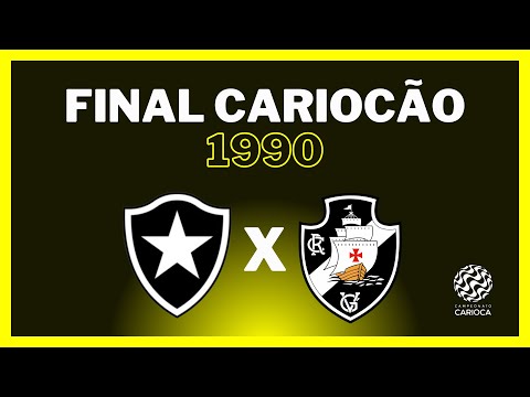 FINAL CARIOCA 1990 - BOTAFOGO X VASCO - MELHORES MOMENTOS