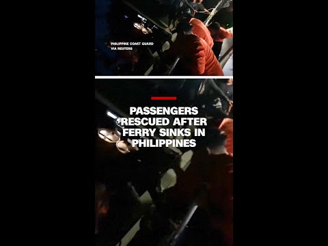 Passengers rescued after ferry sinks in southern Philippines