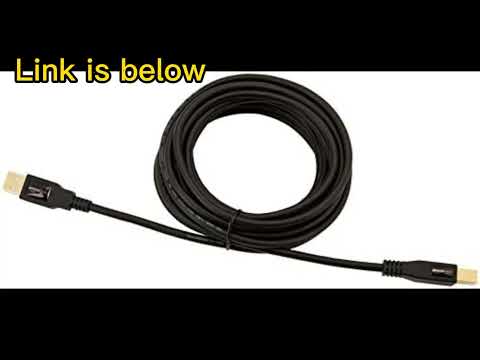 Amazon Basics USB 2.0 Printer Type Cable - A-Male to B-Male - 16 Feet (4.8 Meters), Black