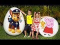 Diana And Roma Play With Giant Surprise Eggs
