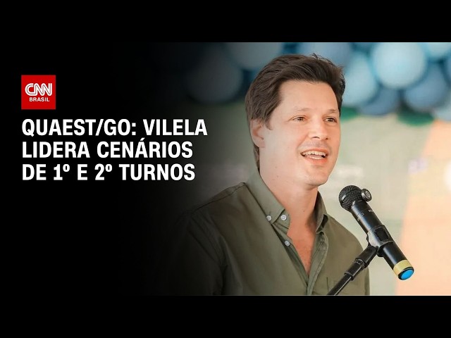 Quaest: Daniel Vilela lidera cenários de 1º e 2º turnos ao governo de GO | CNN NOVO DIA