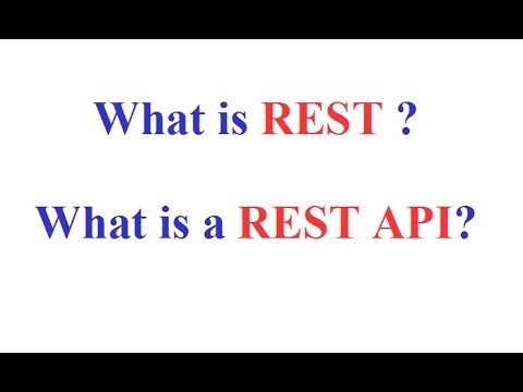 What is REST What is a RESTful API