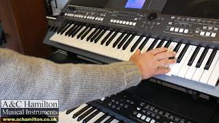 Video thumbnail for Yamaha PSR-SX600 Sound Comparison and Demonstration by A&C Hamilton Musical Instruments