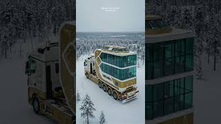 2085年：冬は雪が降ります #rovaniemi #finland #futuristic #shorts #truck #nanotechnology #automobile #aiart