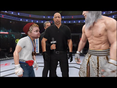 Hasbulla vs. Zeus the God - EA Sports UFC 4 - Crazy UFC 👊🤪