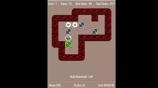 SOKOBAN - SOLUTION, LEVEL 01 GAME 15