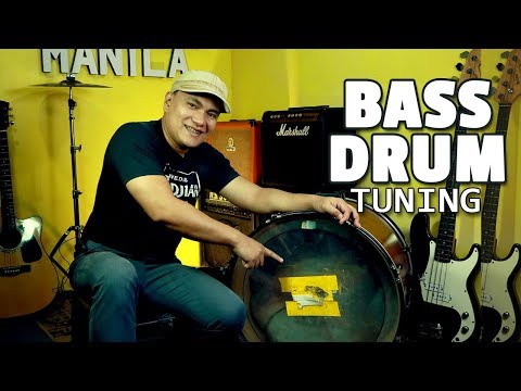 Bass Drum Tuning | P3 Colortone Review, Sound Check | Drum Hacks | TAGALOG