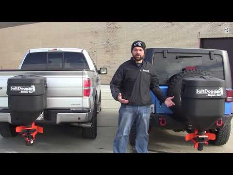 SaltDogg Heavy-Duty Professional Tailgate Salt Spreader Model# TGSUVPROA