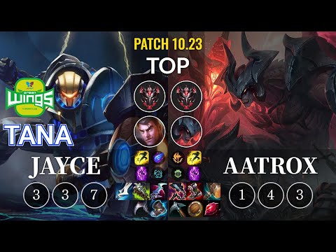 JAG TaNa Jayce vs Aatrox Top - KR Patch 10.23