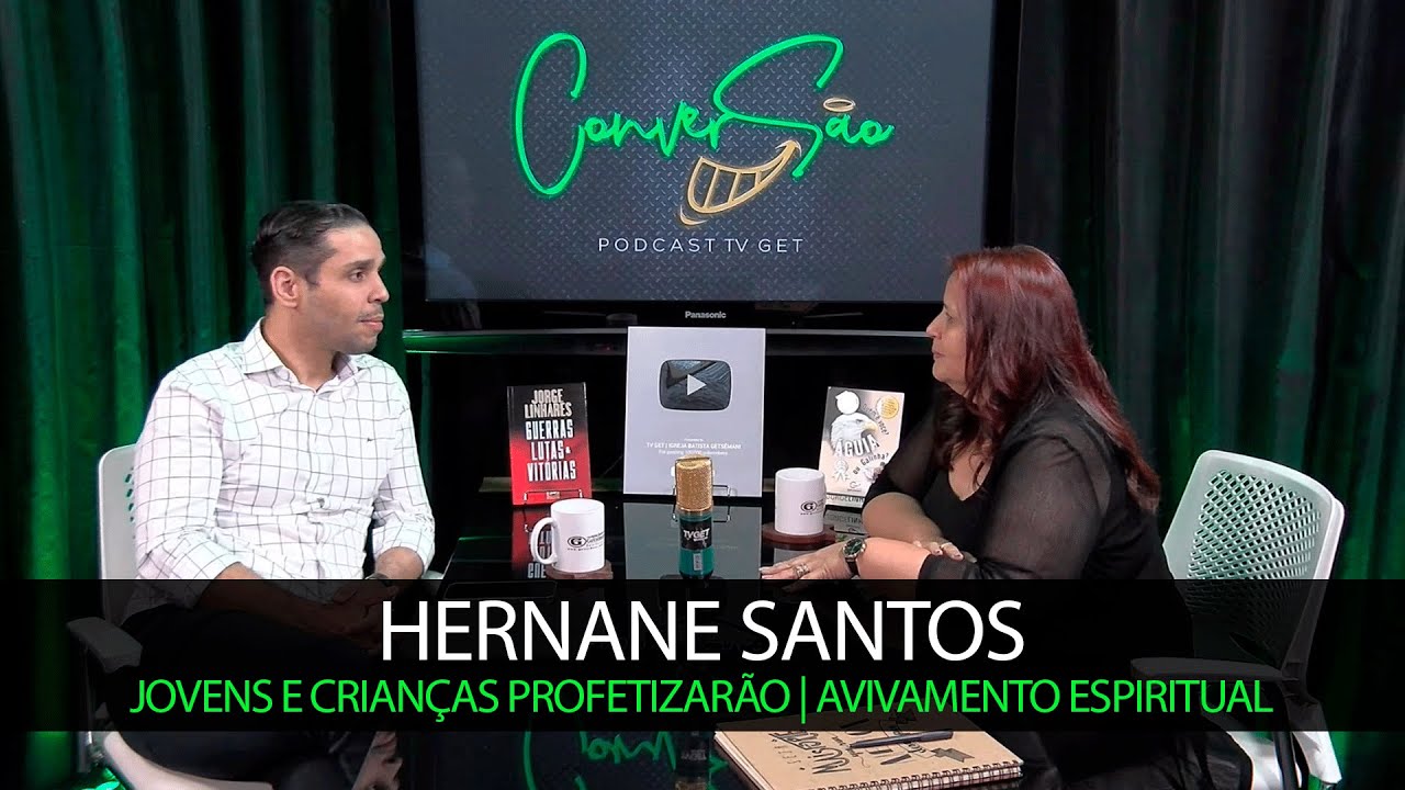 JOVENS E CRIANÇAS PROFETIZARÃO | AVIVAMENTO ESPIRITUAL | HERNANE SANTOS NO CONVERSÃO | PODCAST TVGET