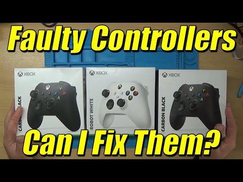 Trying To Fix... Faulty XBOX Controllers Job Lot