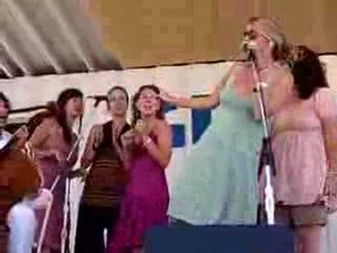 Rushad Eggleston leaps off the stage Grey Fox 2007