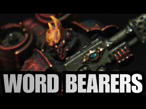 Painting Super Fast Grimdark Word Bearers - Less Is More