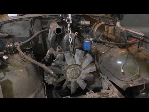 Установка om616 на стандратный УАЗ 469