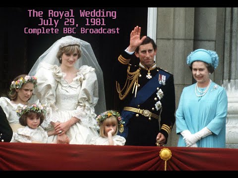 Royal Wedding: Complete 1981 Live TV Broadcast Wedding...