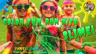 Awesome Color Run Idea - Use Slime! [BEST FUN RUNS]