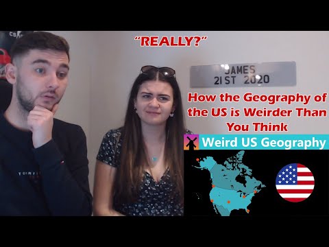 British Couple Reacts to How the Geography of the US is Weirder Than You Think