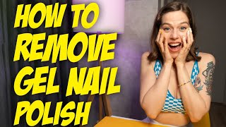 SHOCKINGLY EASY How to remove gel nail polish at home