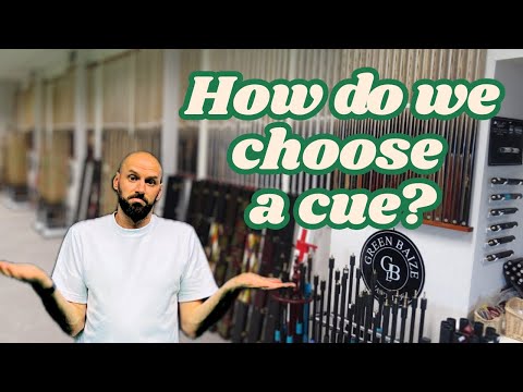 Choosing a snooker cue