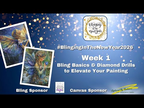 Blinging in the New Year 2026 ✨ Week One | Bling Basics & Diamond Drills to Elevate Your Painting